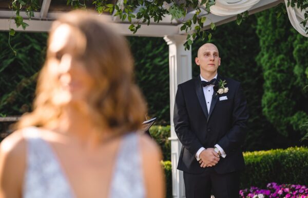 The Rutgers Mascot Got the Party Started at This Waterside Wedding