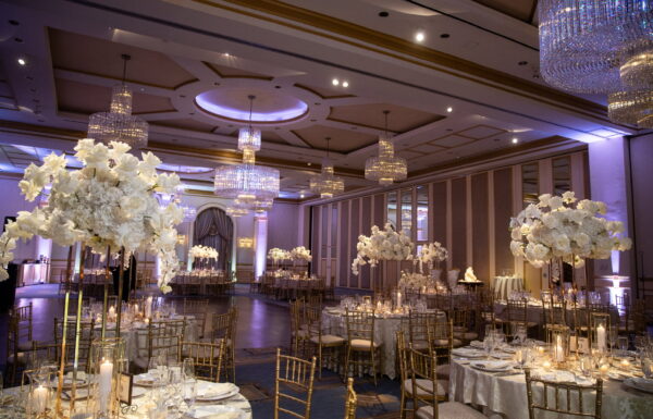 A Glamorous Wedding With Their Daughters as Flower Girls