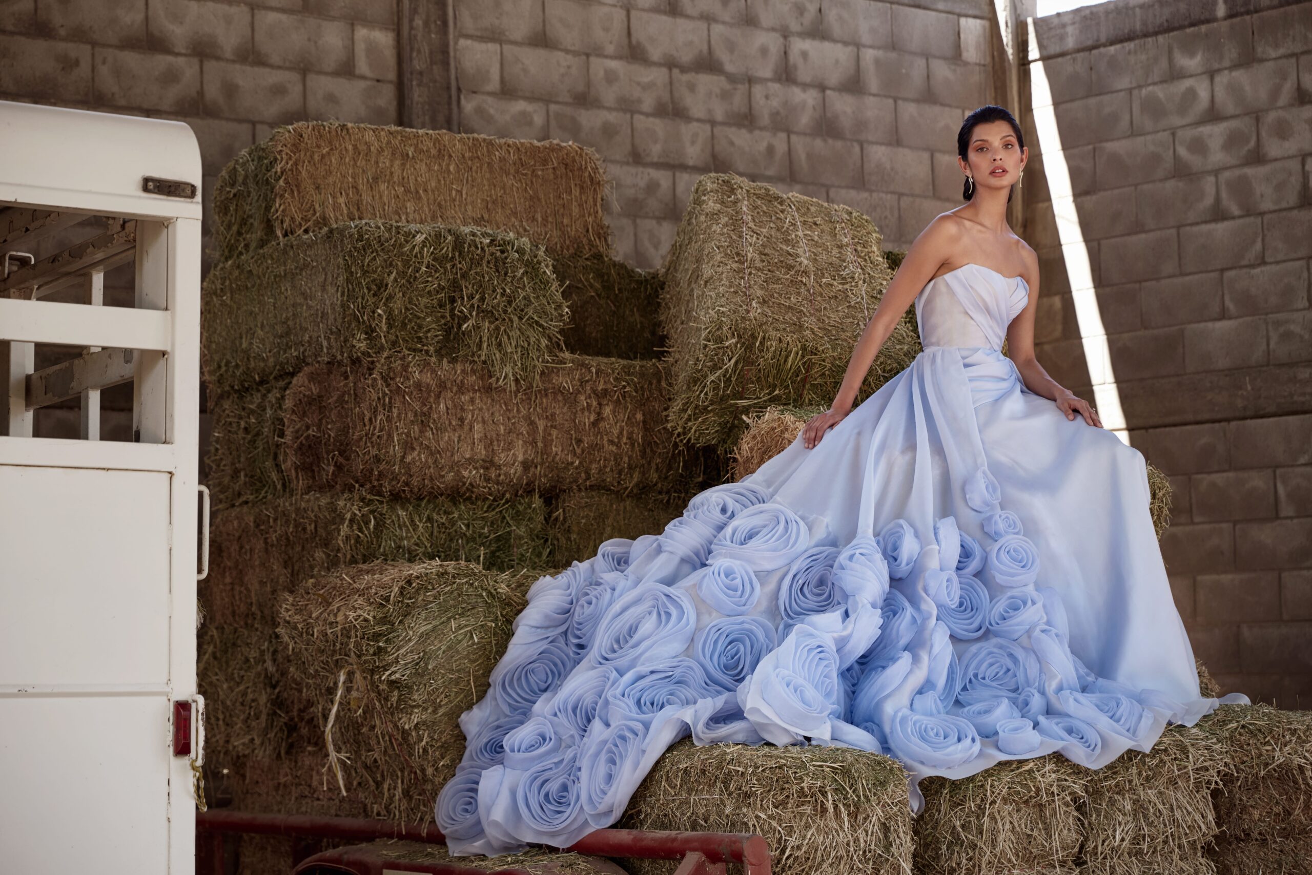 nadia majarrez wedding gown