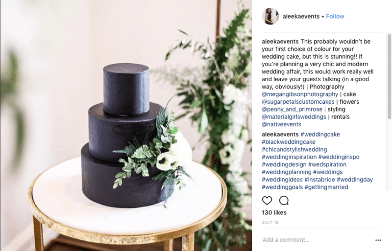 Black-wedding-cake