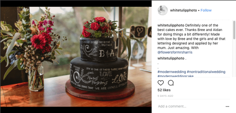 Black-wedding-cake