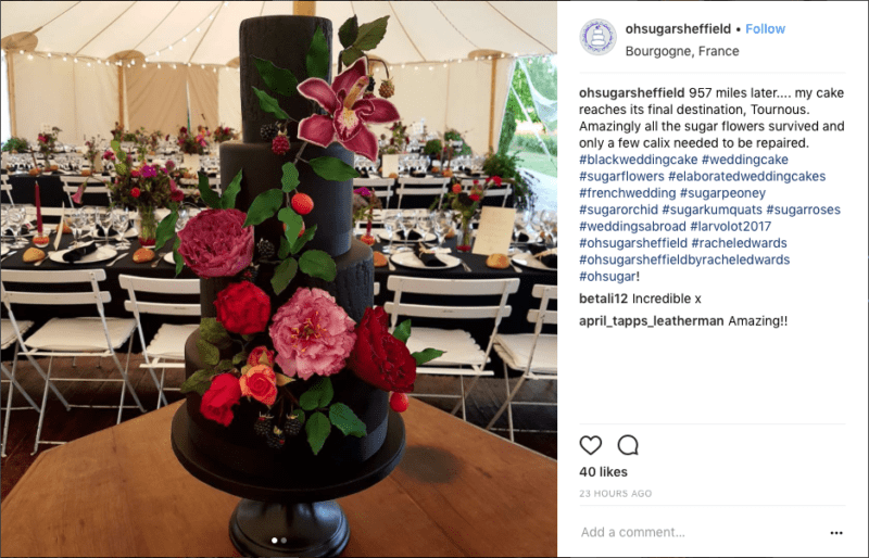 Black-wedding-cake