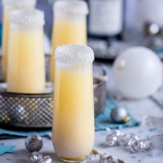 New Jersey Bride Pineapple Coconut Champagne