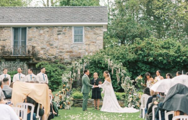 High School Sweethearts Hold an Enchanted Garden Wedding