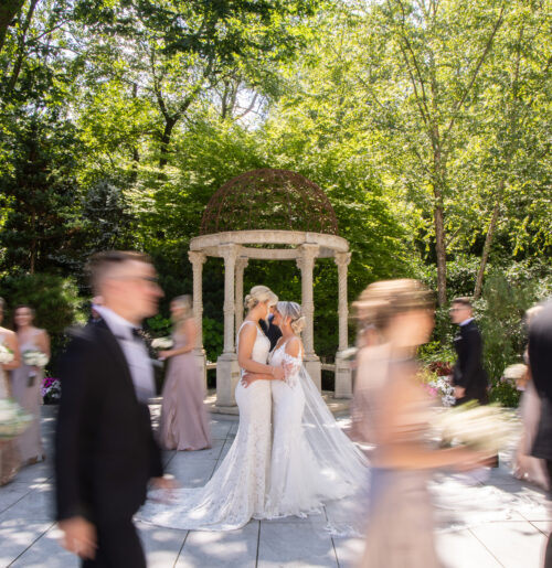 The wedding of These Brides’ Personalities Shone at Their Stunning Crystal Plaza Wedding
