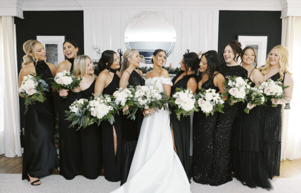 A Winter Wedding With a Very Merry Dance Floor