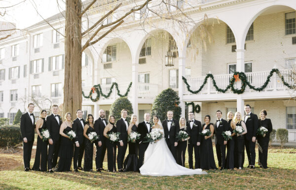 A Winter Wedding With a Very Merry Dance Floor
