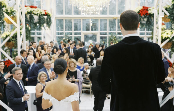 A Winter Wedding With a Very Merry Dance Floor