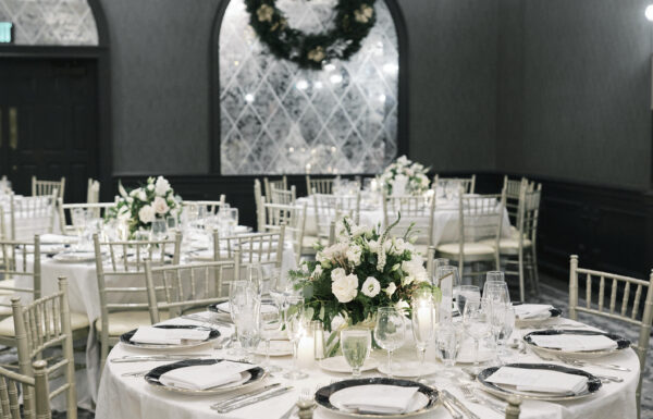 A Winter Wedding With a Very Merry Dance Floor