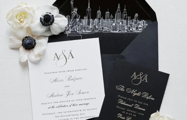Modern Chic Vibes For This Wedding With NYC as The Backdrop