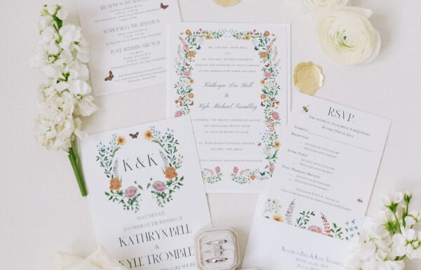 Pops of Hot Pink Completed This Elegant Wedding at The Shore