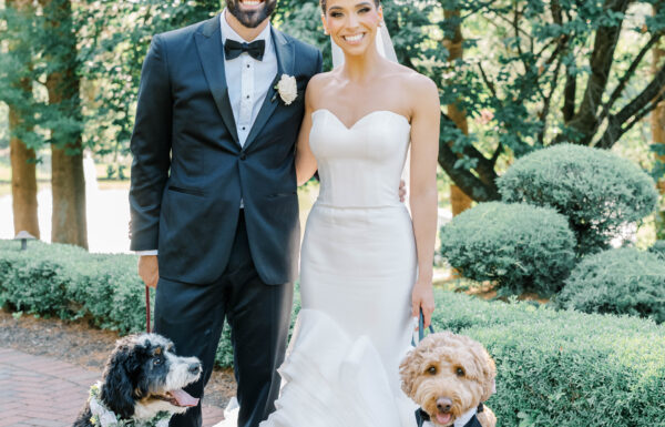 These High School Sweethearts Tied the Knot in a Beautiful Spring Estate Wedding