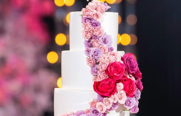 A Lavish Hindu Wedding with Vibrant Florals & Acrobatic Performers