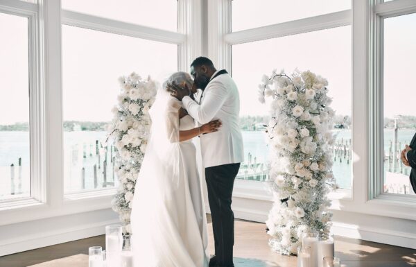 A Sophisticated Big Day With Sage Green Touches at The Shore