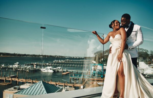 A Sophisticated Big Day With Sage Green Touches at The Shore