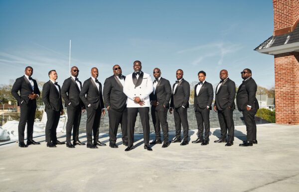 A Sophisticated Big Day With Sage Green Touches at The Shore