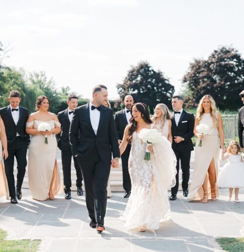 The wedding of Tons of Gorgeous Florals and Personal Touches at This Park Château Wedding