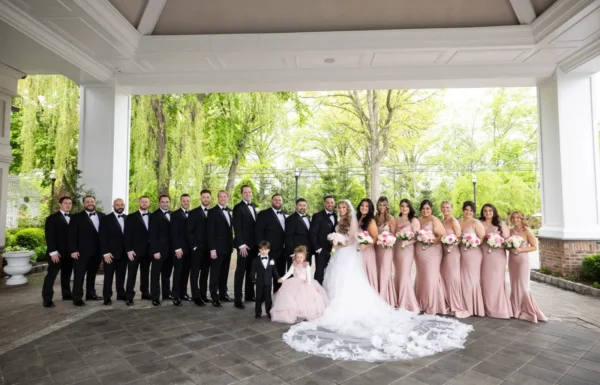 Bright Pink and White Florals Completed This Spring Wedding