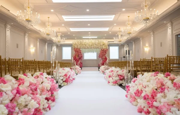 Bright Pink and White Florals Completed This Spring Wedding