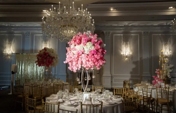 Bright Pink and White Florals Completed This Spring Wedding