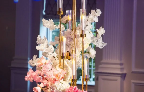 Bright Pink and White Florals Completed This Spring Wedding