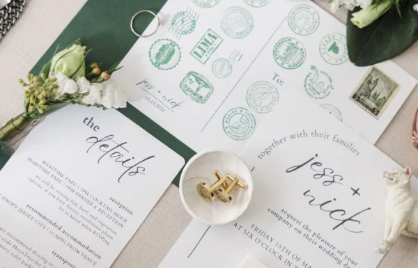 This Jet-Setting Couple Embraced a Love of Travel at Their Wedding