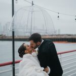 The wedding of A City-Chic Winter Wedding Complete With a Vintage NYC Cab Gallery 2