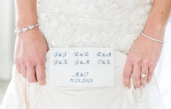 A Luxe Black, White and Gold Wedding Celebration in Jersey City