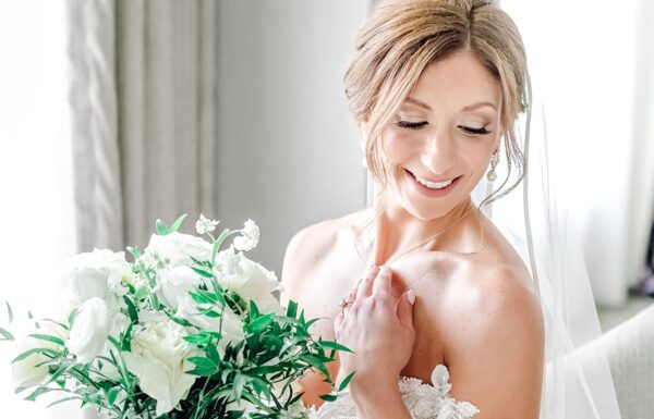 A Luxe Black, White and Gold Wedding Celebration in Jersey City