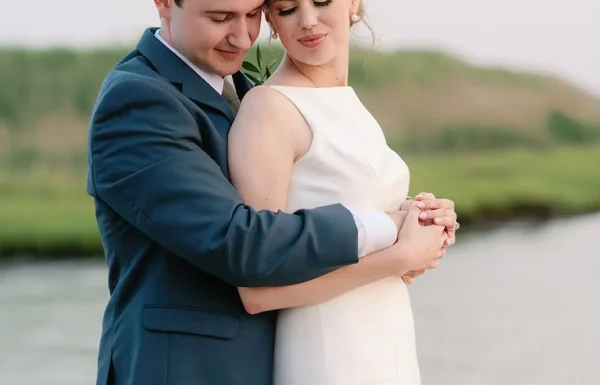 A Dreamy Waterfront Wedding With Sunset Details