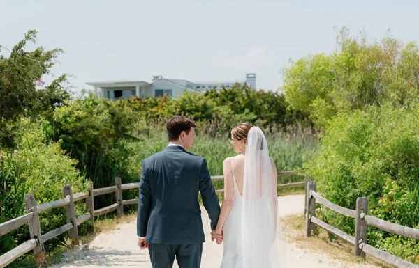 A Dreamy Waterfront Wedding With Sunset Details