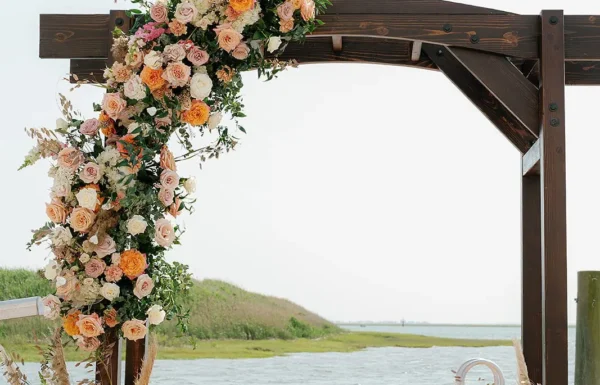 A Dreamy Waterfront Wedding With Sunset Details