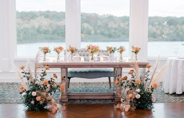 Soft Hues and Beautiful Florals at This Shore Wedding in the Fall