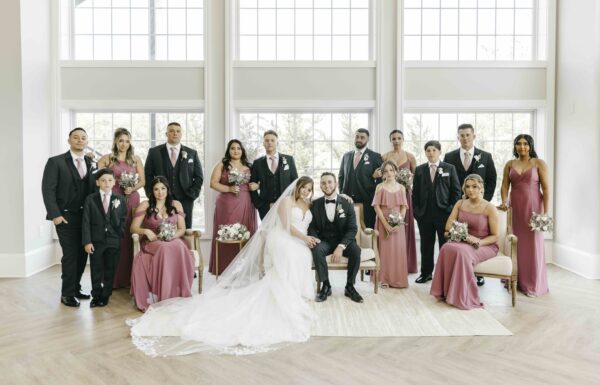 A Summer Winery Wedding with Touches of Pink