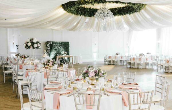 A Summer Winery Wedding with Touches of Pink