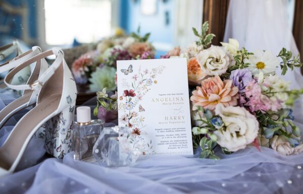 A Whimsical Garden-Themed Wedding With Butterfly Touches
