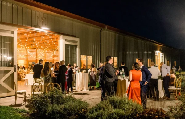 This Couple Took Cute Photos With Llamas at Their Fall Farm Wedding