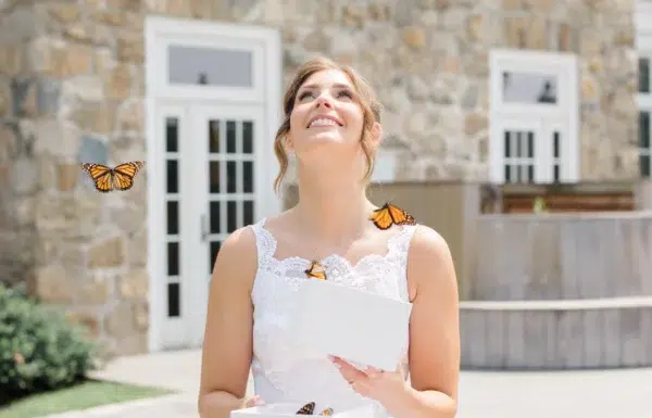 A Butterfly Release, Four Wedding Gowns & a Grandma Flower Girl on This Big Day