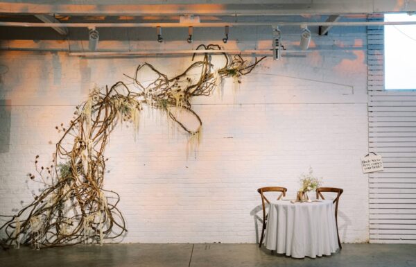 An Industrial Venue Plus Earth Tone Colors at This Fall Wedding