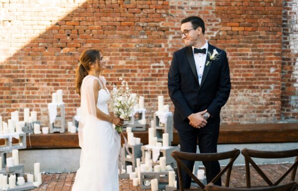 An Industrial Venue Plus Earth Tone Colors at This Fall Wedding