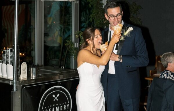 An Industrial Venue Plus Earth Tone Colors at This Fall Wedding