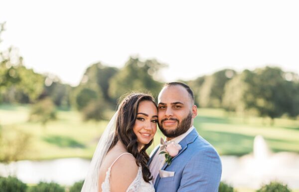 Gorgeous Sunset Views at This Brooklake Country Club Wedding