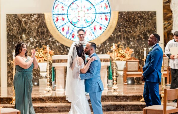Gorgeous Sunset Views at This Brooklake Country Club Wedding
