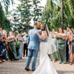 Gorgeous Sunset Views at This Brooklake Country Club Wedding