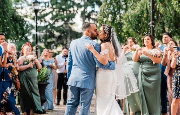 Gorgeous Sunset Views at This Brooklake Country Club Wedding