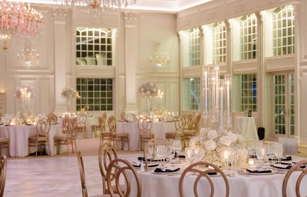 A Black-Tie Wedding With a Black, White & Gold Palette