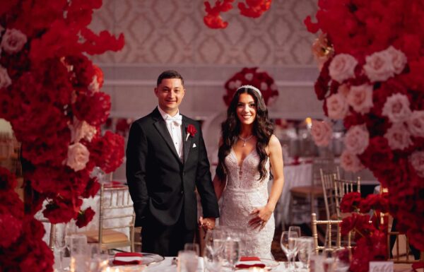 The wedding of Crimson Roses Everywhere at This Summer Wedding at the Venetian Gallery 16