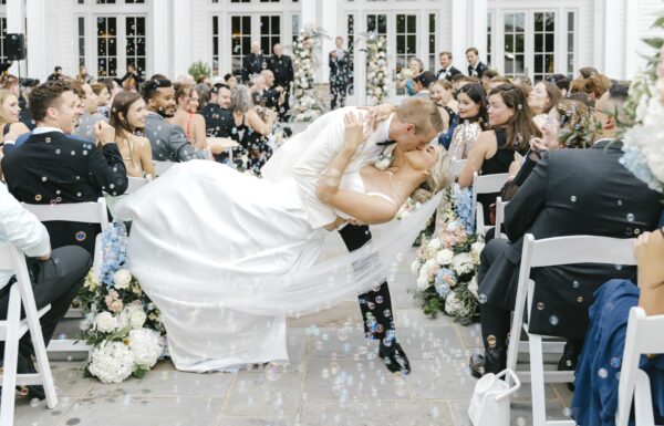 A Blue And White Wedding That Was ‘A True Bacchanalia’