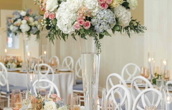 A Blue And White Wedding That Was ‘A True Bacchanalia’
