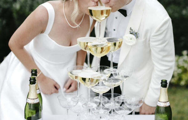 A Blue And White Wedding That Was ‘A True Bacchanalia’